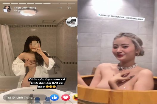 Quan hệ genz Triệu Linh Trang ngực vừa tay